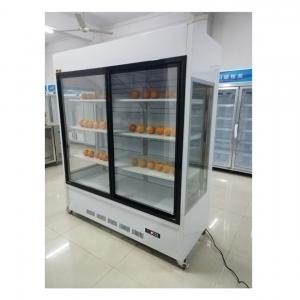 China Glass Door Fruit Display Cooler Referigerator Large Capacity 3C supplier