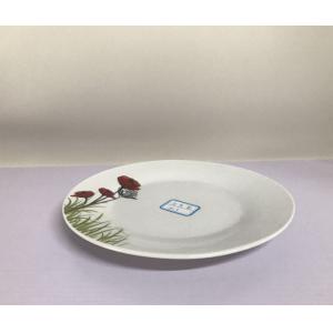 3Pcs White Ceramic Plates And Bowls Set Dinner Flower Round Shape Custom Logo