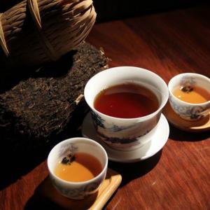 China China Bulk OEM Healthy Anhua Dark Tea Brick / Slimming Dark Tea supplier