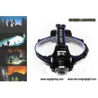China 1000lumen CREE XML T6 LED rechargeable headlamp with adjustable lighting spot on sale