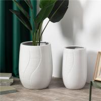 China Garden Pot Supplies Home Indoor Outdoor Decorative Plant Pot Big White Ceramic Planter Flower Pots on sale