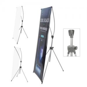 China Outdoor Adjustable Stand Holder Adjustable Advertising Floor Poster Display Stand supplier