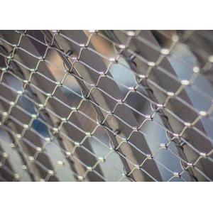 China Flexible Balustrade Railing Stainless Steel Rope Mesh Netting 3mm supplier