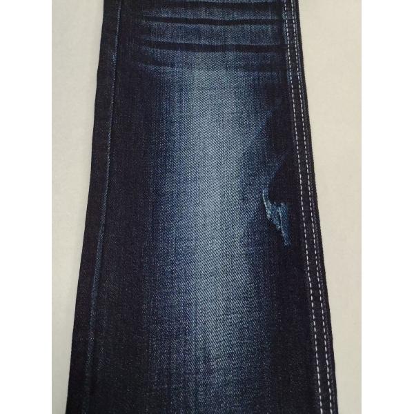 China 10.2oz 85% de algodón estilo Twill Tejido de denim de estiramiento débil con 190cm de ancho completo para jeans o abrigo de denim wholesale
