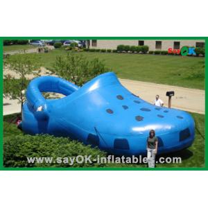 Blue Giant Inflatable Shoe Polyester Cloth Inflatable Advertising Products