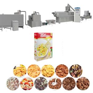 China 130kw Extruded Corn Puff Making Machine 100kg/H Electric Heating supplier