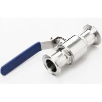 China Manual Tri Clamp Ball Valve , SS304  Two Way Stainless Steel Ball Valve on sale
