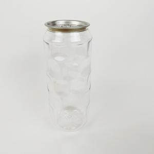 500ml Transparent Water Bottles Cold Pressed Juices Empty Plastic Containers Jars