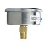 NPT1/4 Thread 62.5mm Precision Oil-Filled Fuel Pressure Gauge Meter for Hydraulic System