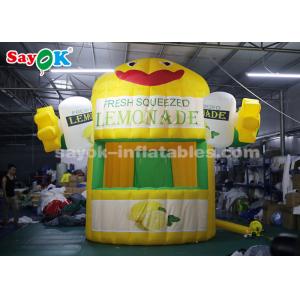 China Air Inflatable Tent Stand Outdoor Tent Inflatable Lemonade Booth With Air Blower For Promotion supplier