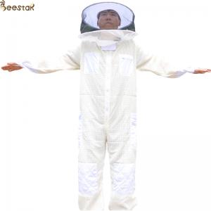 Round Veil Ventilated Beekeeping Outfits Jacket Bee Keeper Cotton Suit