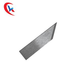 China Rectangle Tungsten Carbide Tool Steel Cutting Plotter Blade supplier