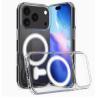 iPhone 17 Pro Max MagSafe Clear Case PC+TPU Hybrid Shockproof