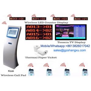 Multiple service queues and waiting areas LCD Counter Display Smart Queue Management System