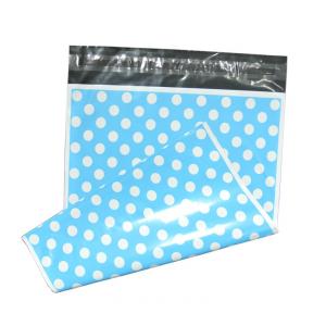 2.5 mil 9x12inch Blue Polka Dot Nice Printing Poly Mailers Mailing Bags Poly Bags