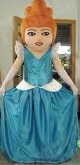 custom adult fancy dress Cinderella disney character costumes for entertainment