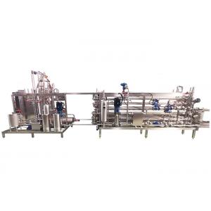 Milk Juice Pasteurizing UHT Sterilizer Machine / Uht Milk Processing Plant