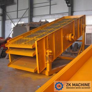 China High Efficiency Linear Vibrating Screen Machine 150-1200 T/H For Ore Dressing supplier