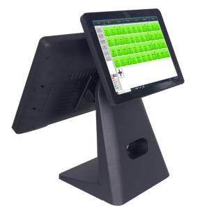 China 15.6 pouces Terminal POS avec écran tactile capacitif avec LED8/VFD220/9.7 pouces 2ème écran supplier
