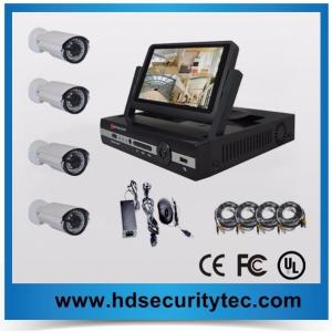 China 7inch LCD 720P 4ch AHD dvr kit Analog HD camera system supplier