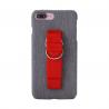 PC Colorful Canvas Wristband Back Cover Cell Phone Case For iPhone 7 6s Plus