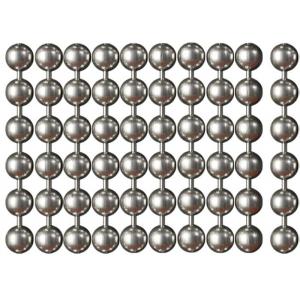 Metal Bead Curtain with Good Drooping and Lightweight Is Ideal Space Divider and Decoration Curtain