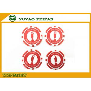 China Official Small Red ABS Custom Poker Chip Casino Style Poker Chips supplier
