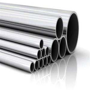Silvery Welded Stainless Steel Round Pipe 200MM DIN SS316 2507 20mm Od Steel Tube ASTM 5.5M