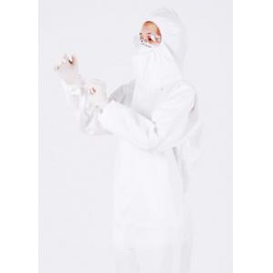 White Disposable Isolation Gowns Protective Foldable Portable Ce Approved