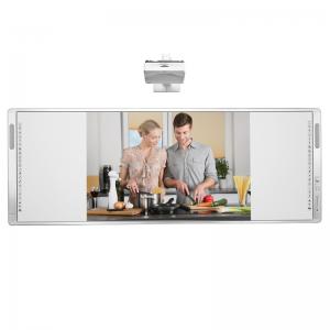 China Ceramic 107 Inch Smart Education Board Video Conferencing Interactive Whiteboard supplier