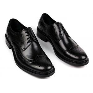 Genuine Leather Men's Dress Shoes Dark Brown Spring Autumn Shoes