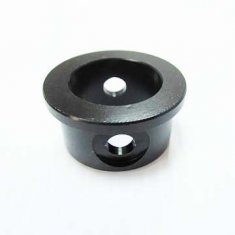 China Billet aluminum adaptor anodized in black, CNC Custom Machining wholesale
