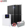 China Sistema casero híbrido del picovoltio de la energía solar 5KW con la batería de litio wholesale