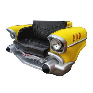 Yellow Classic Car Shape Sofa Chevy Couch Car Trunk Couch