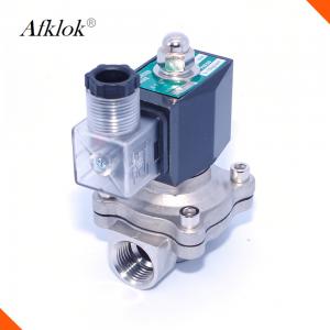 China Stainless Steel Pilot Lpg Gas Solenoid Valve Low Working Temperature 0~1Mpa -5~60℃ supplier