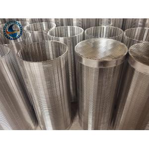 316l Stainless Steel Vee Wire Hydrogenation Wedge Wire Filter Screen