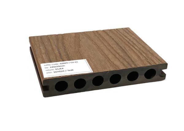 Sanded Diy WPC Decking WPC Easy Deck 0.2mm-0.7mm Grooving Yard