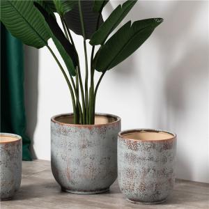 China New design macetas home floor decorative planters indoor outdoor big large garden ceramic flower pots for plant supplier