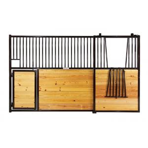 Low Front Custom Horse Stables Panel 3m * 3m * 2.2m Thick Bamboo Board