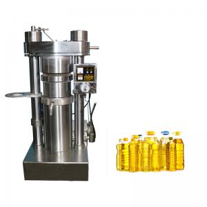 China Cold Hydraulic 60Mpa Oil Press Machine 220V For Rice Bran Oil supplier