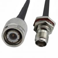 China TNC Male To Bulkhead Female Jack With RG58 RF Jumper Coaxial Pigtail Cable on sale