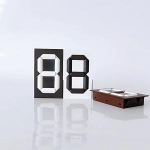China Manual Flip Gas Price Sign Numbers Free Combination ASA Plastic Digital Price Display supplier