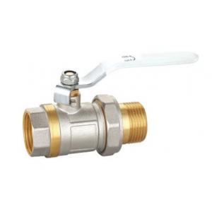 Nuts and NPT Thread Connetion Reduce Bore Brass Ball Valve with DN15-DN50