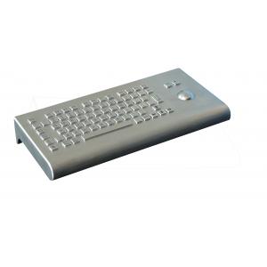 China Long Key Stroke 2.0mm Wall Mounting Kiosk Keyboard With 2 Version IP68 Trackall supplier