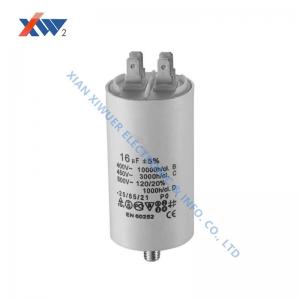 CBB60 450Vac High Voltage Film Capacitor 16 UF AC Sealed Metallized Polypropylene