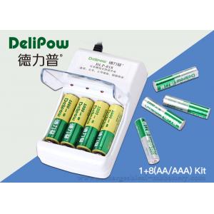 1.2V Portable 8 1000mAh Rechargeable AAA Batteries With Charger