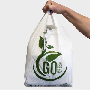 China Biodegradable Plastic Compostable Vest Carrier Bags Cornstarch Customized supplier