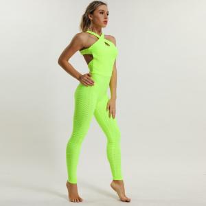 Wholesale Hot Sexy Women Girls Gym Workout Wear Sports One-piece Yoga Pants Sets