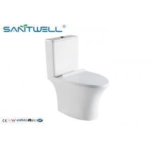 Hotel Bathroom Close Coupled Toilet Soft Close Seat Cover 650*370*800mm