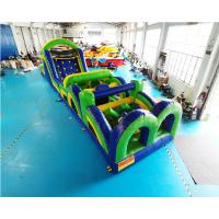 China 13.2X4.7X3M Inflatables Obstacle Course Adult Bounce House on sale